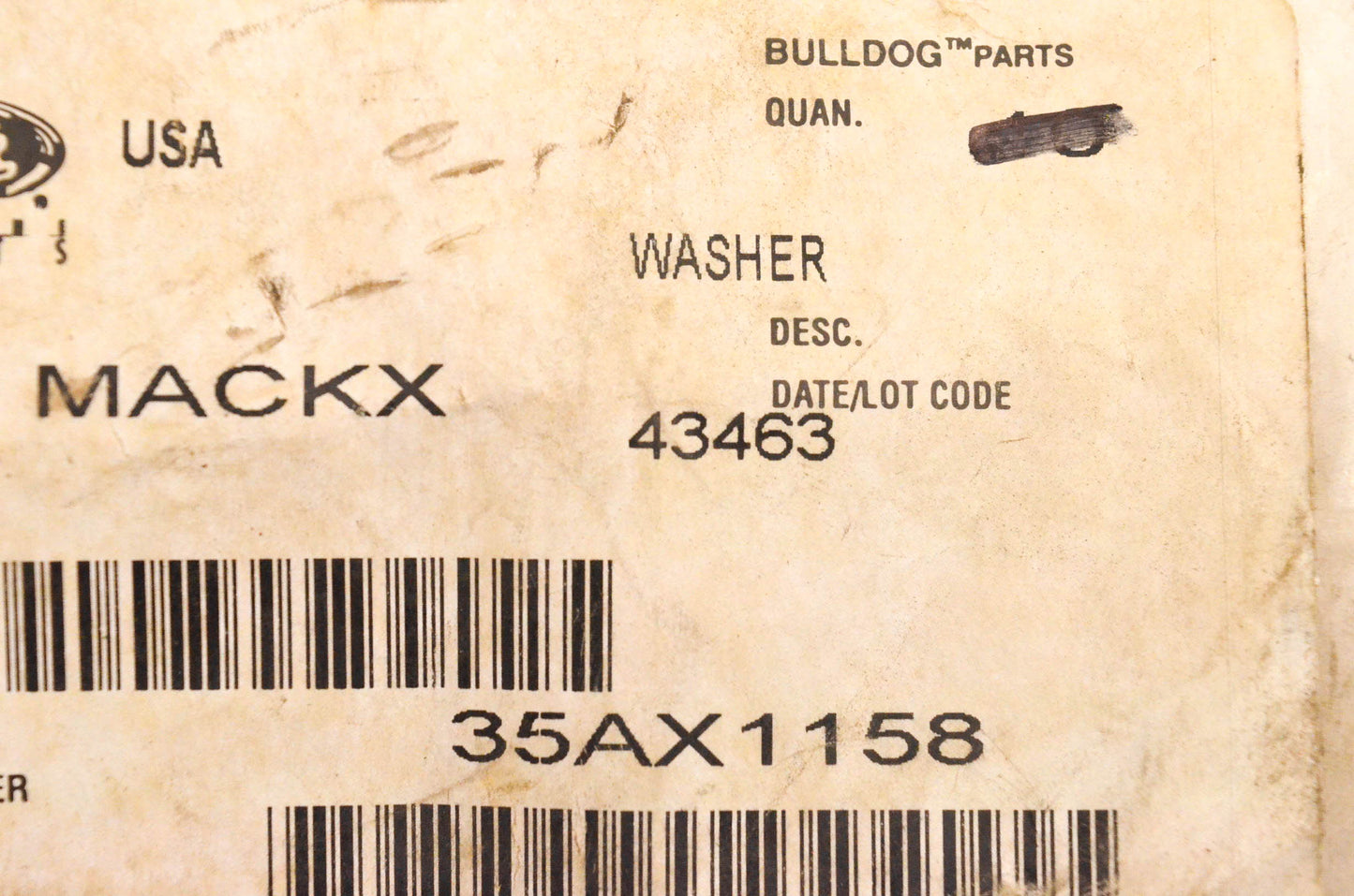 Mack 35AX1158 Washer NOS
