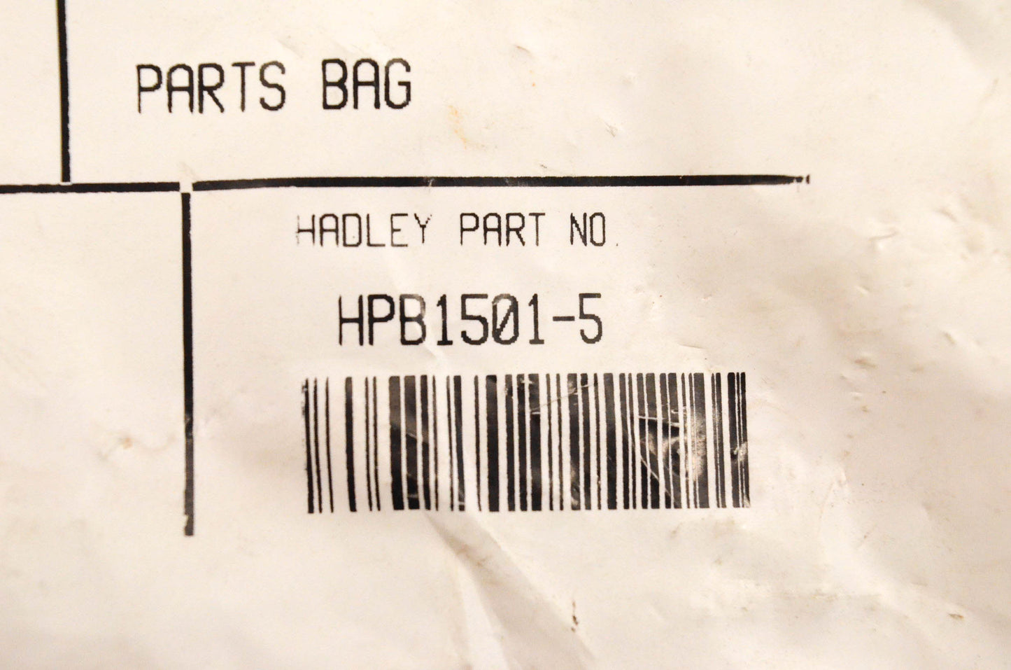 Hadley HPB1501-5 Height Control Leveling Valve NOS