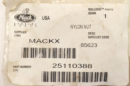 Mack 25110388 Nylon Nut NOS