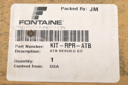 Fontaine KIT-RPR-ATB, KITRPRATB ATB Repair Kit NOS