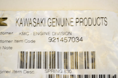 New OEM Kawasaki 921457034, 92145-7034 Spring NOS