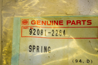 New OEM Kawasaki 92081-2264 Spring NOS