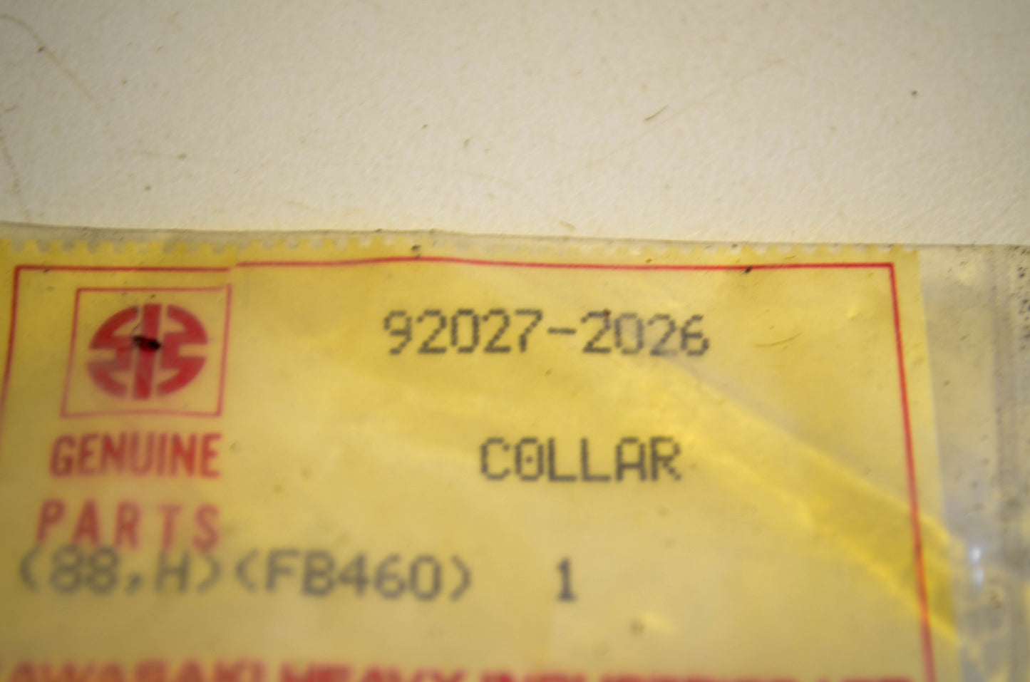 New OEM Kawasaki 92027-2026 Collar NOS