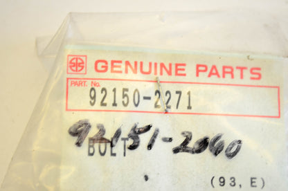 New OEM Kawasaki 92150-2271 Bolt NOS