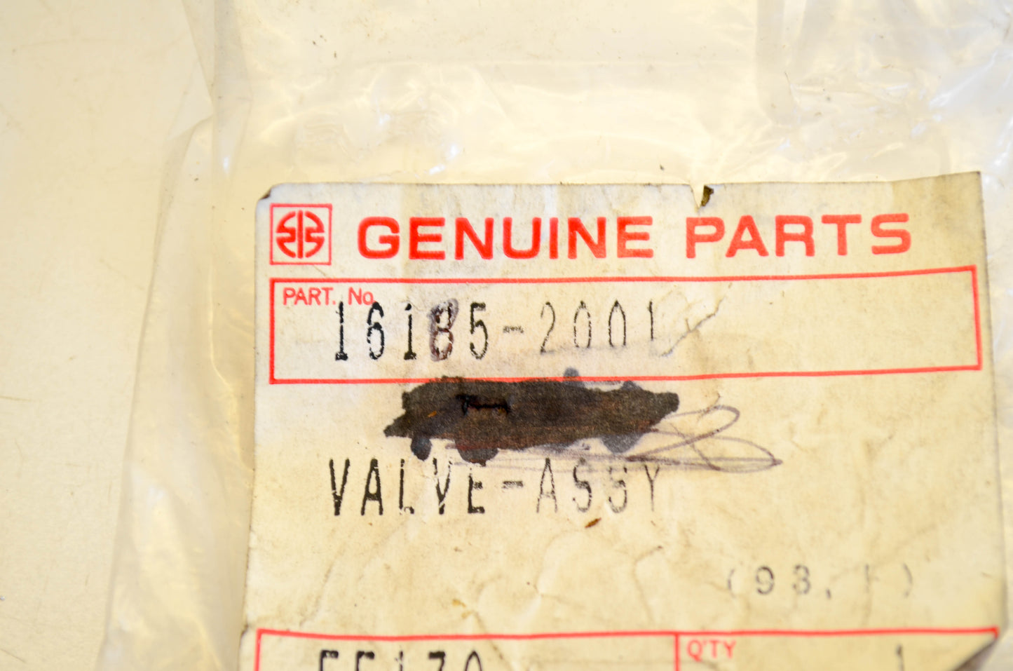 New OEM Kawasaki 16185-2001 Throttle Valve Assembly NOS