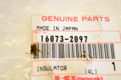 New OEM Kawasaki 16073-2097 Carburetor Insulator NOS