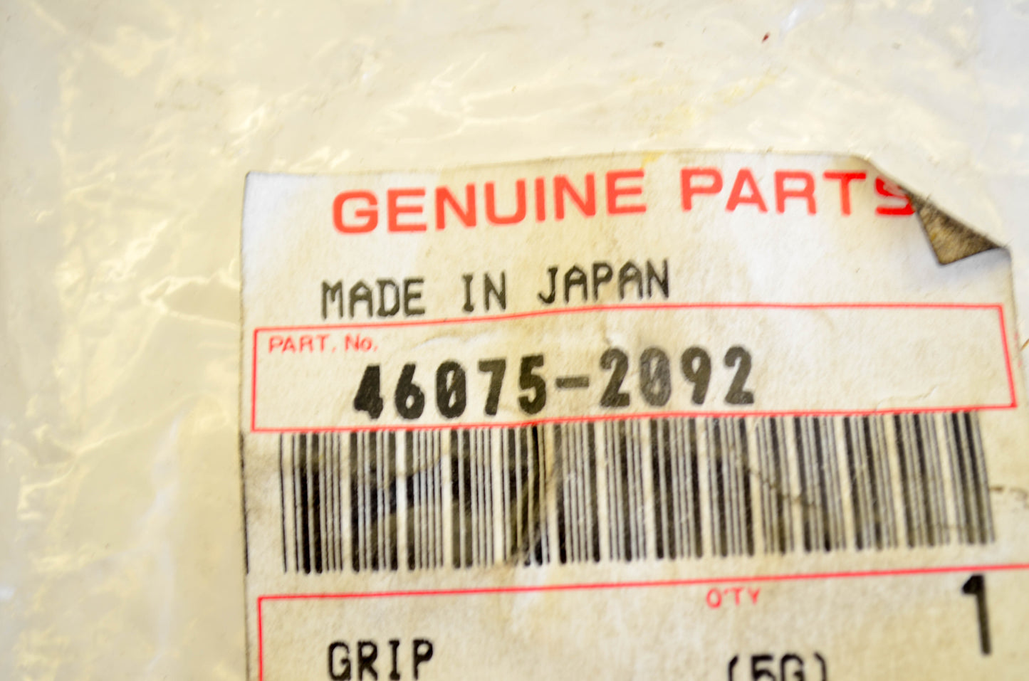 New OEM Kawasaki 46075-2092 Grip NOS