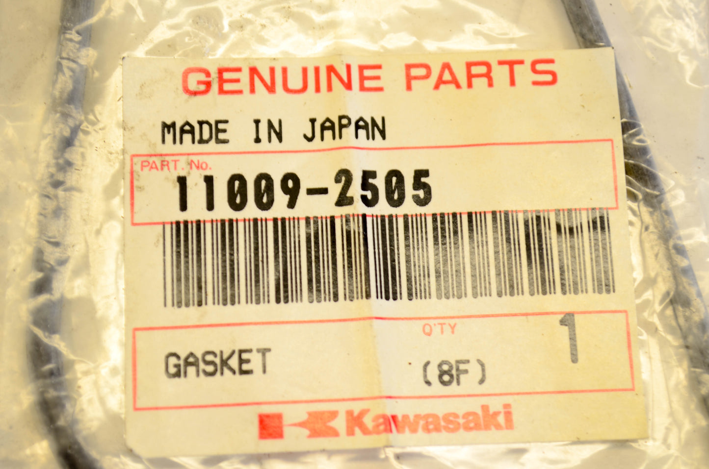 New OEM Kawasaki 11009-2505 Gasket NOS