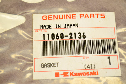 New OEM Kawasaki 11060-2136 Gasket NOS