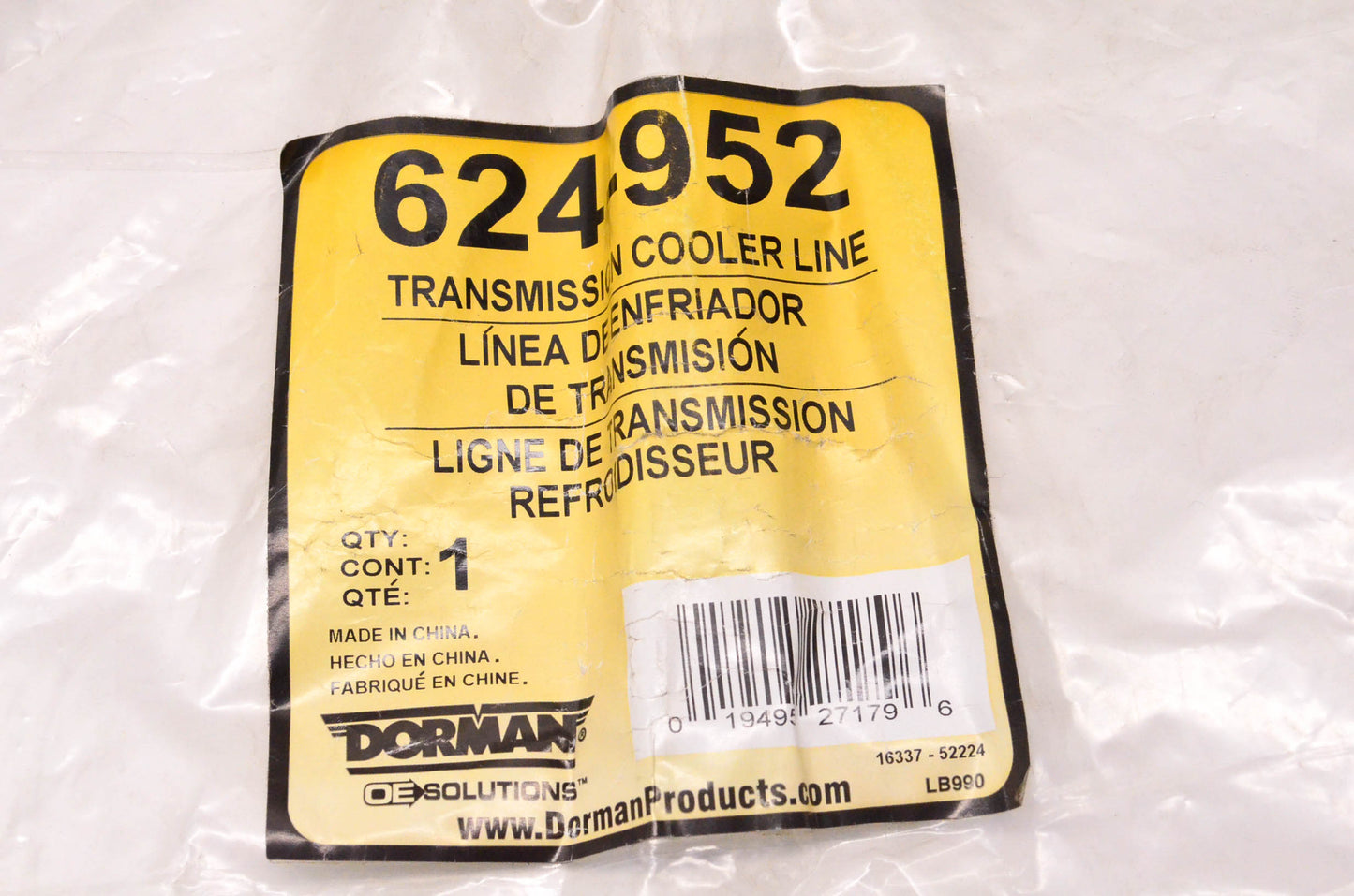 Dorman 624-952 Transmission Cooler Line NOS