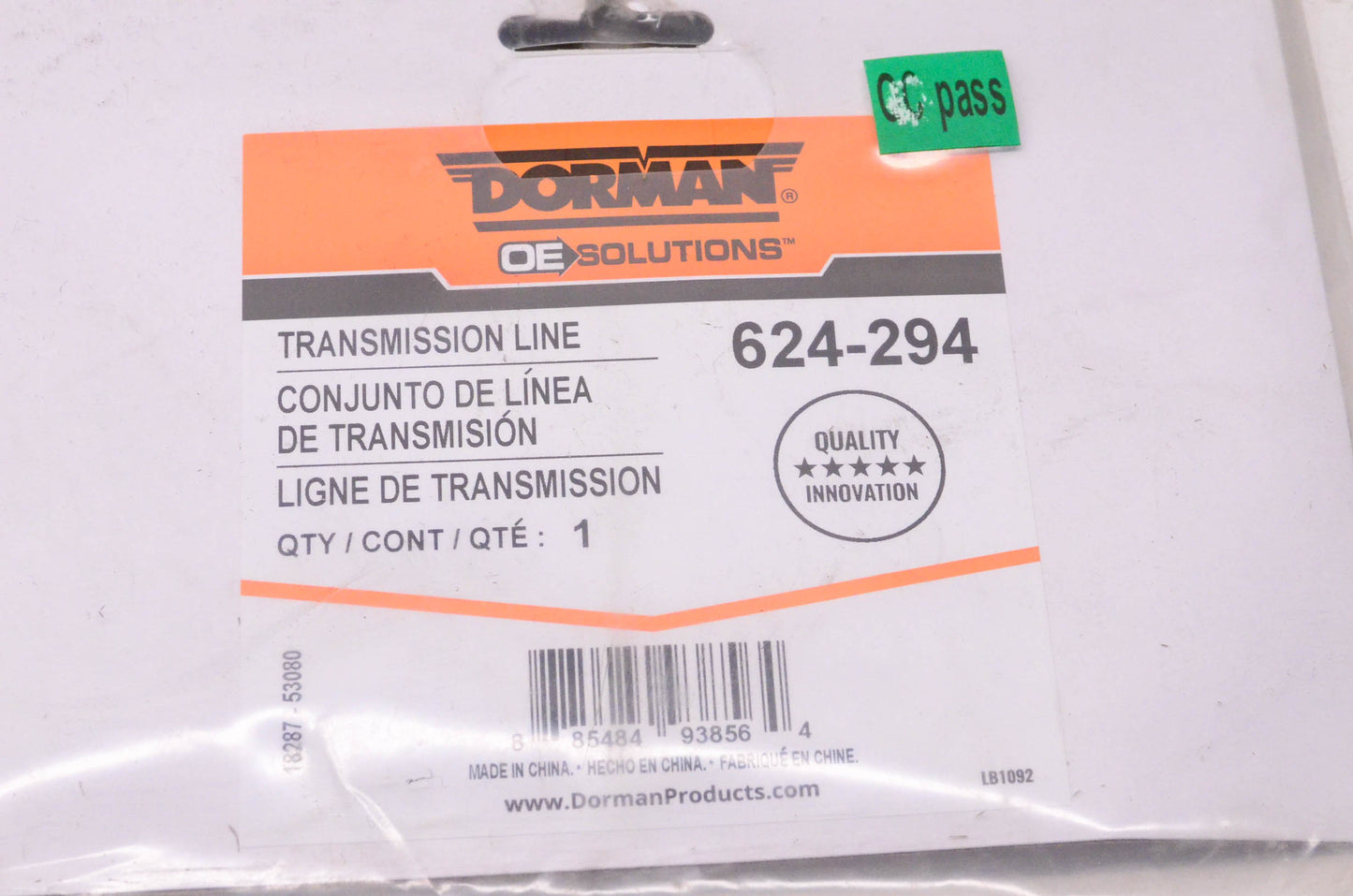Dorman 624-294 Transmission Line NOS