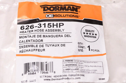 Dorman 626-315HP Heater Hose Assembly NOS