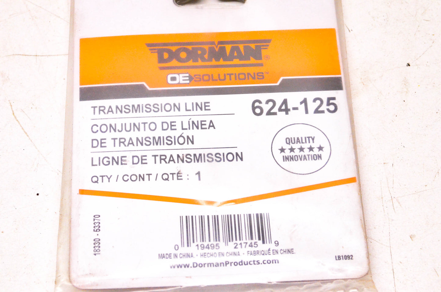 Dorman 624-125 Transmission Line NOS