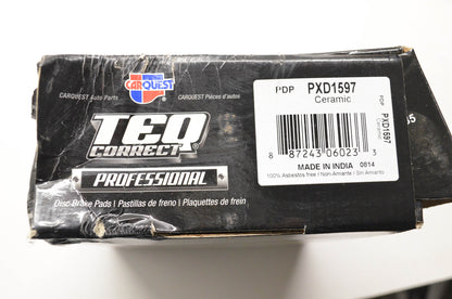 CarQuest PXD1597 Ceramic Front Brake Kit NOS