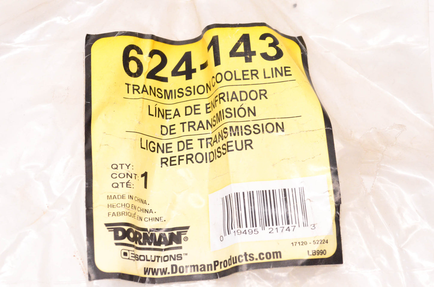 Dorman 624-143 Transmission Cooler Line NOS
