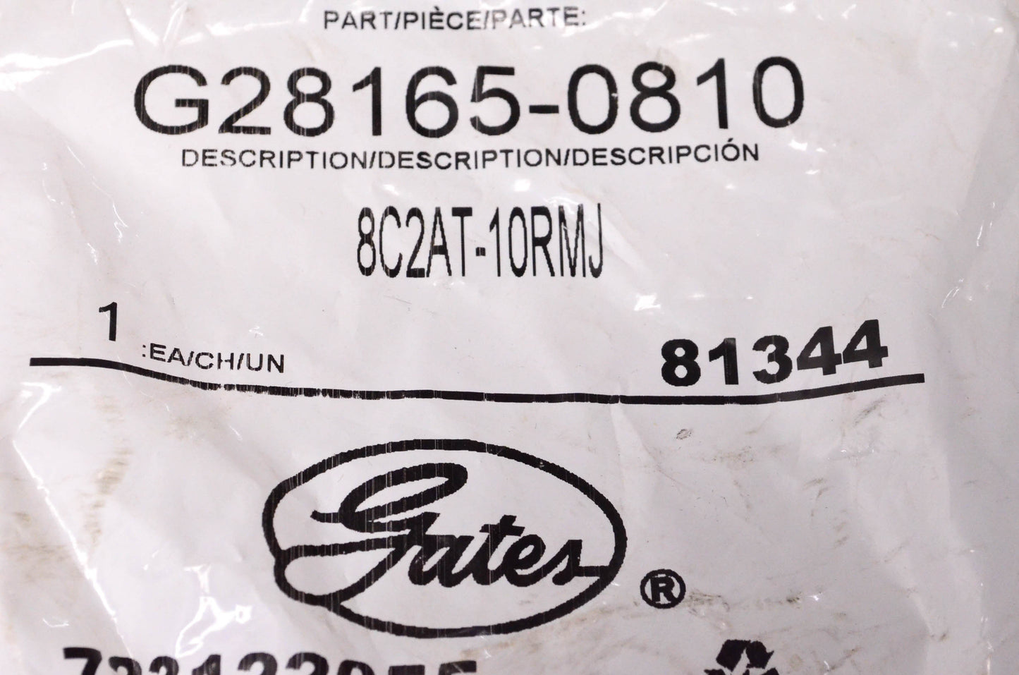 Gates G28165-0810, 8C2AT-10RMJ Mega Crimp Hydraulic Coupling NOS