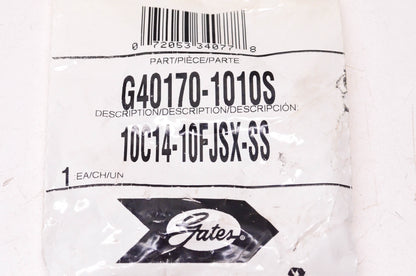 Gates G40170-1010S, 10C14-10FJSX-SS Hydraulic Coupling NOS