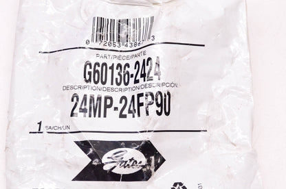 Gates G60136-2424, 24MP-24FP90 Mega Crimp Hydraulic Coupling NOS