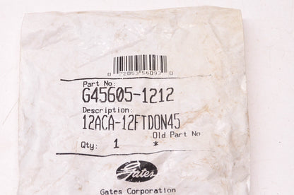 Gates G45605-1212, 12ACA-12FTDON45 PolarSeal Hydraulic Coupling NOS