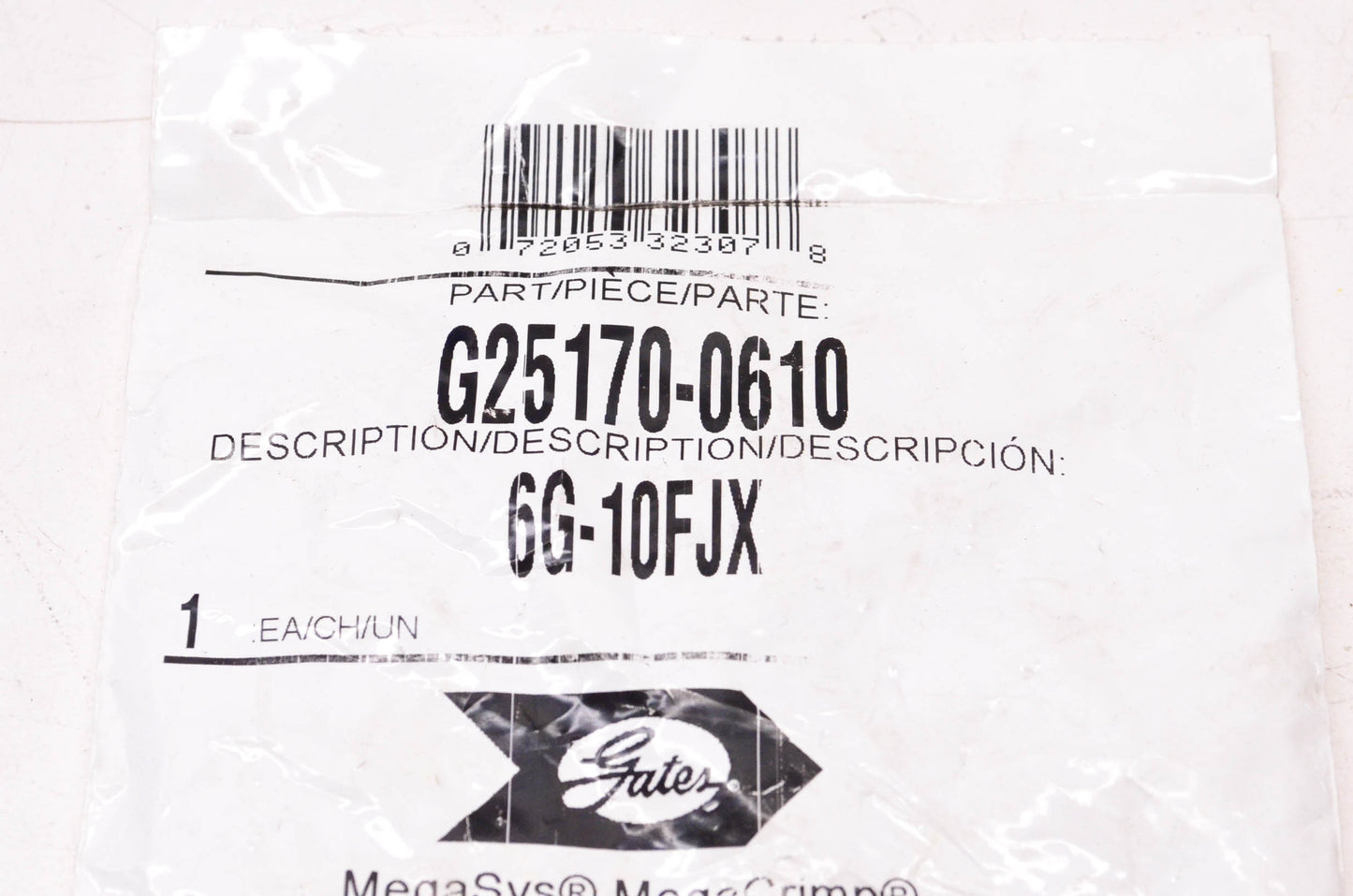 Gates G25170-0610, 6G-10FJX Coupling NOS