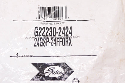 Gates G22230-2424, 24GSP-24FFORX Hose End Fitting NOS