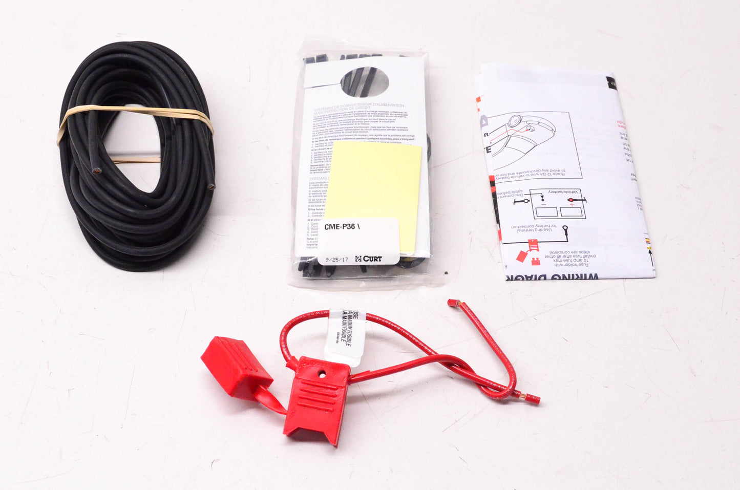 Curt 55151 Powered Converter Wiring Kit NOS