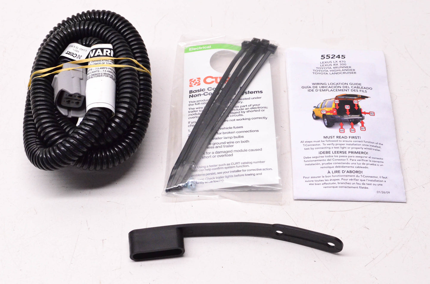 Curt 55245 T-Connector Wiring Kit NOS