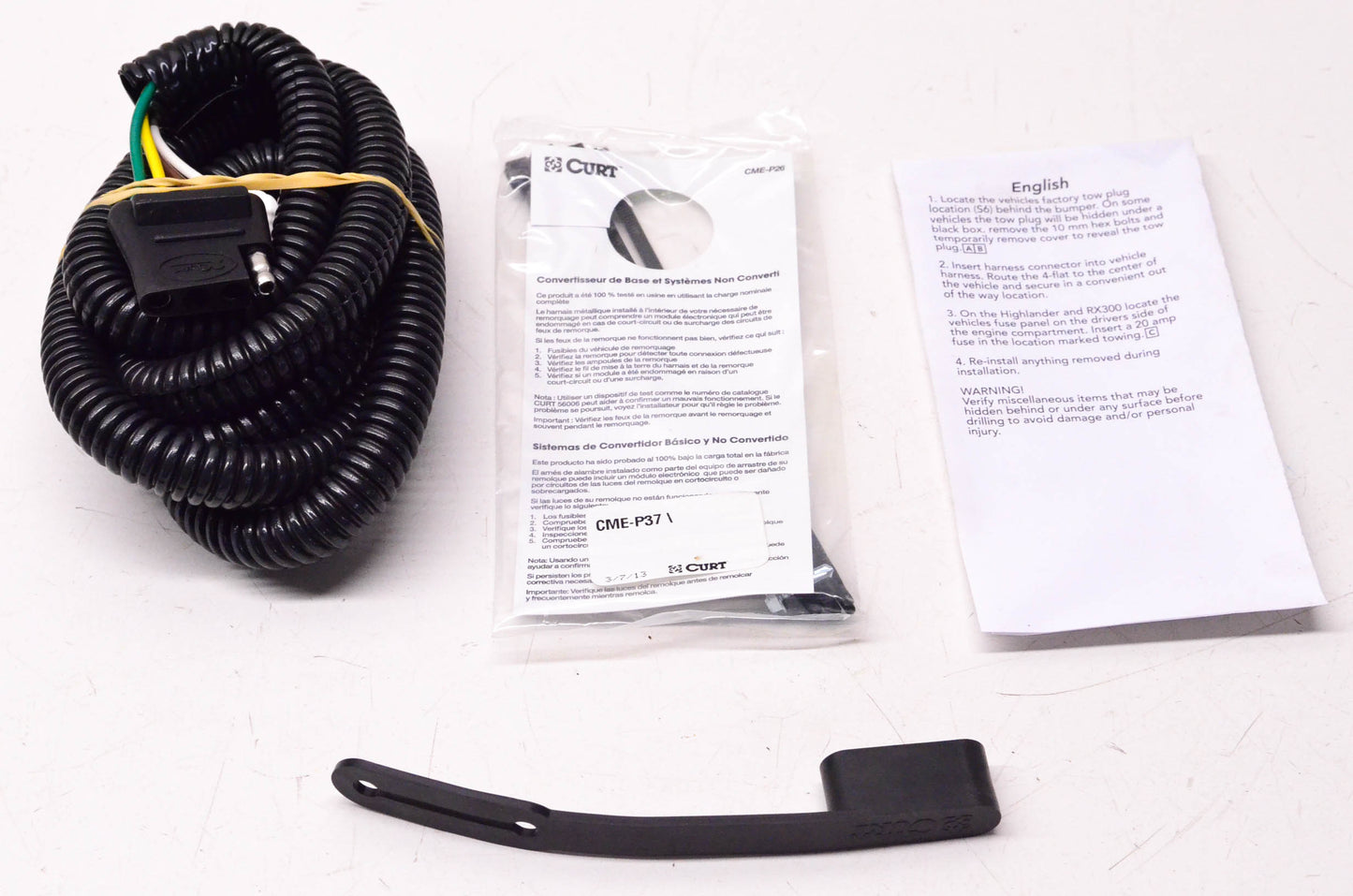 Curt 55245 T-Connector Wiring Kit NOS