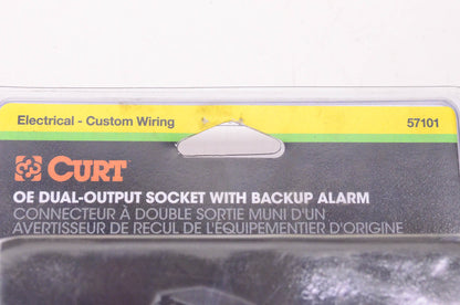 Curt 57101 OE Dual-Output Socket W/ Backup Alarm NOS