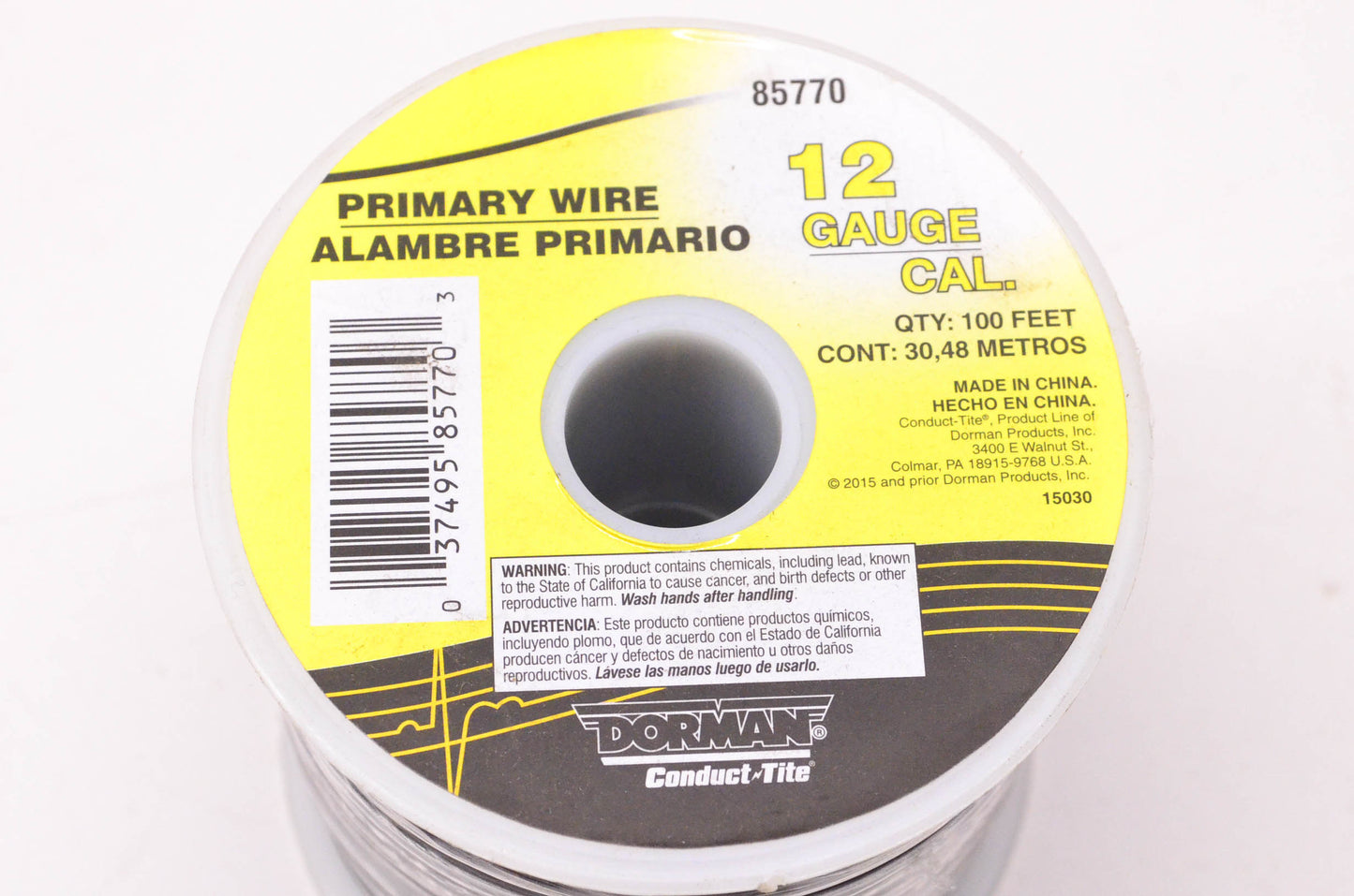 Dorman 85770 12 Gauge Primary Wire 100 Feet NOS
