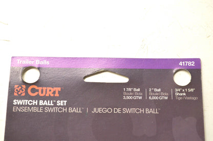 Curt 41782 Trailer Hitch Ball Kit NOS