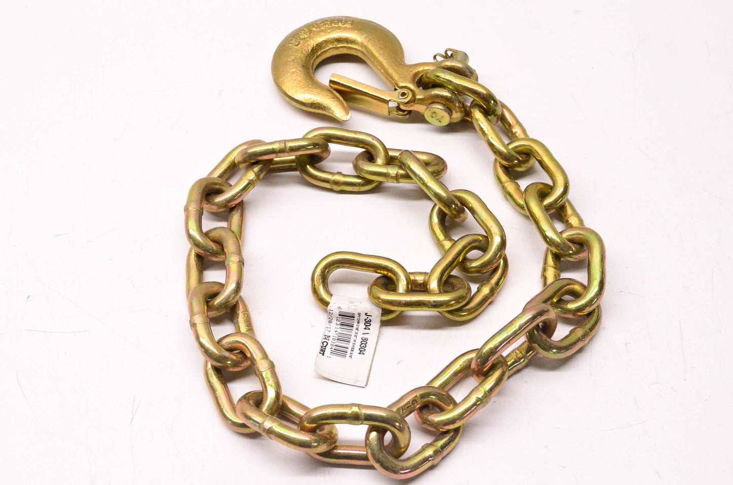 Curt 80304, J-304 5/16" x 32" Safety Chain Assembly W/ S-Hook NOS