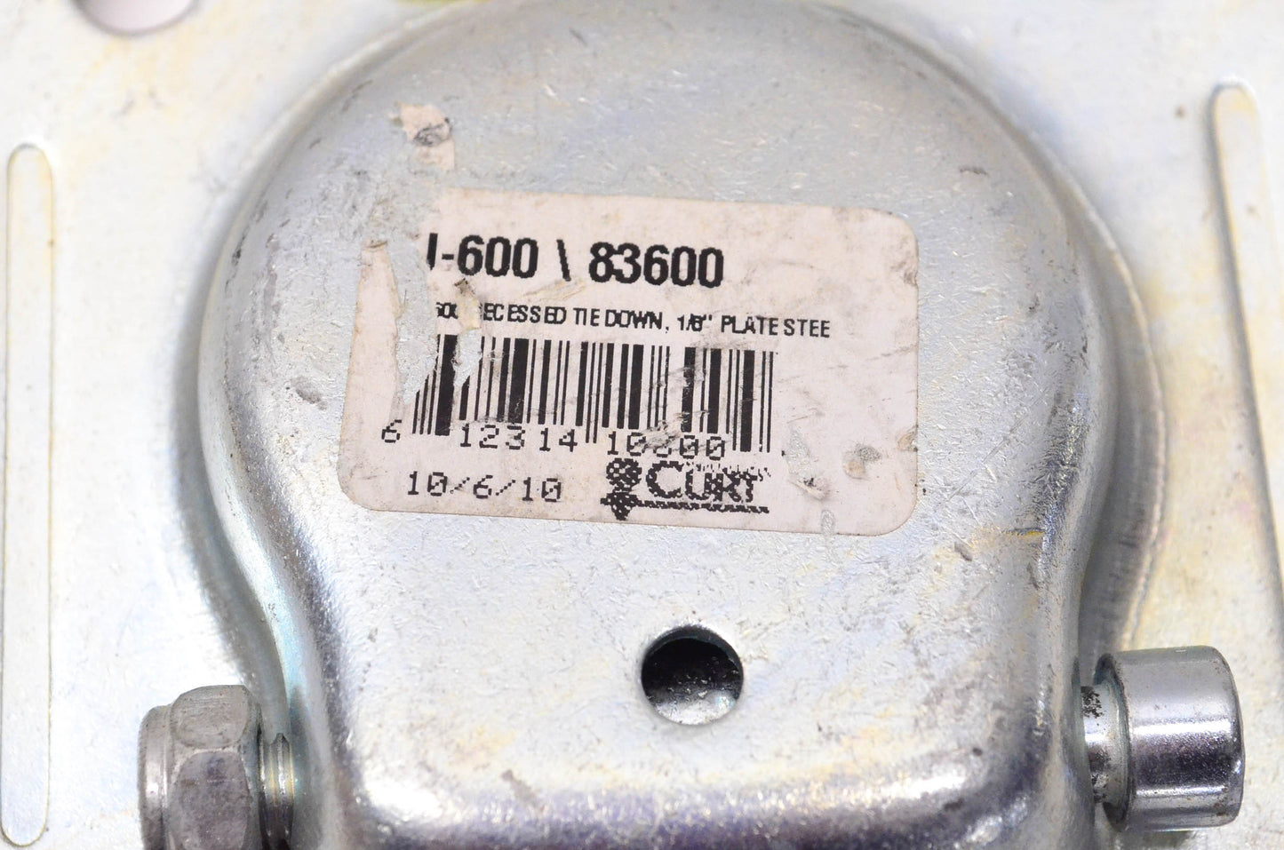 Curt 83600, J-600 Recessed Tie-Down Ring NOS