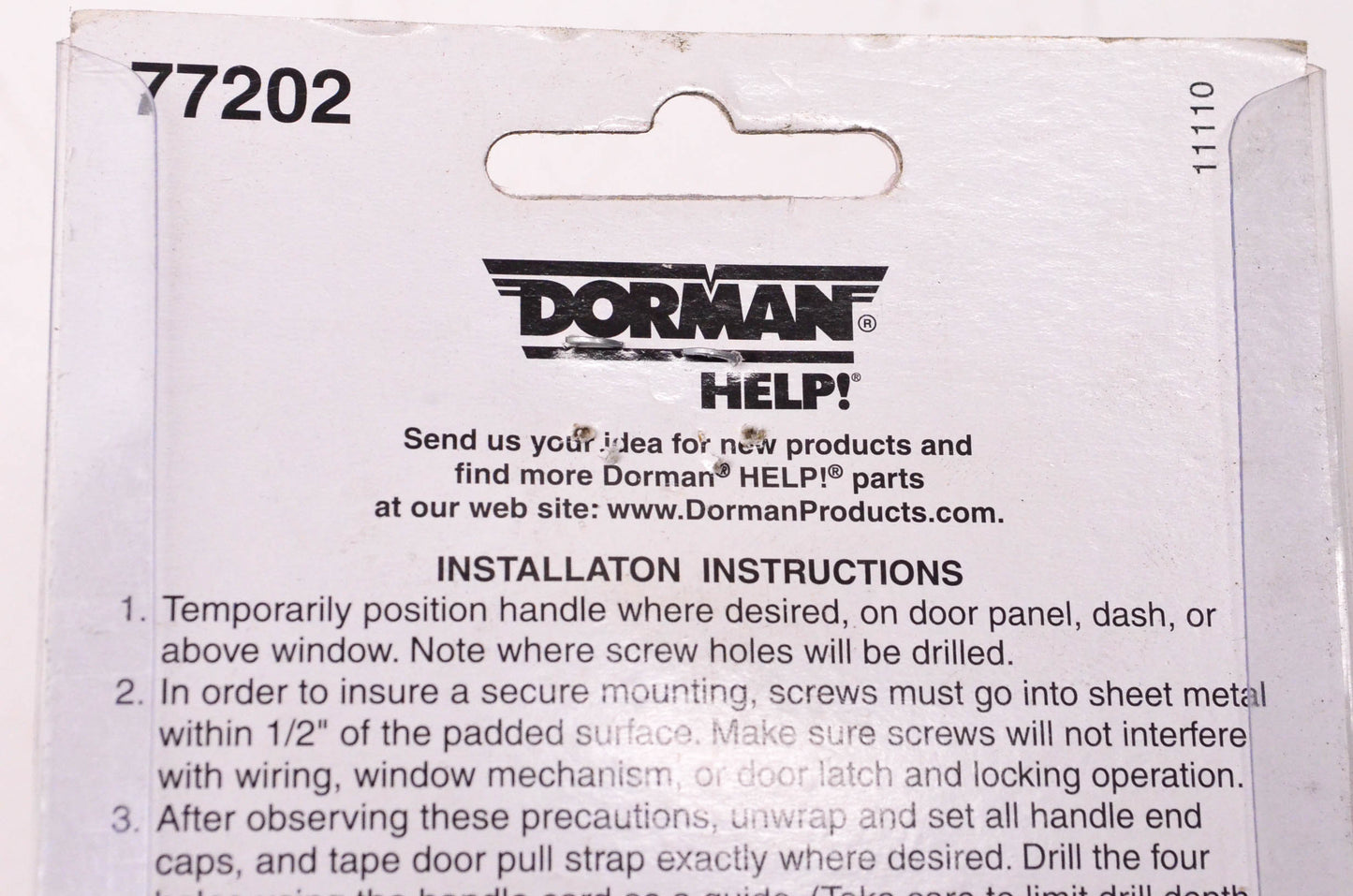 Dorman 77202 Door Pull Strap NOS