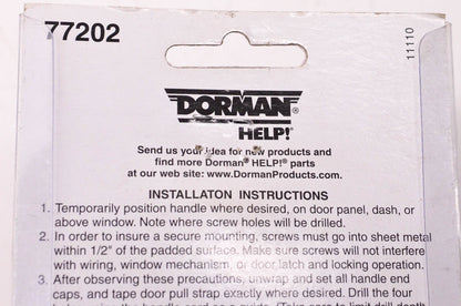 Dorman 77202 Door Pull Strap NOS