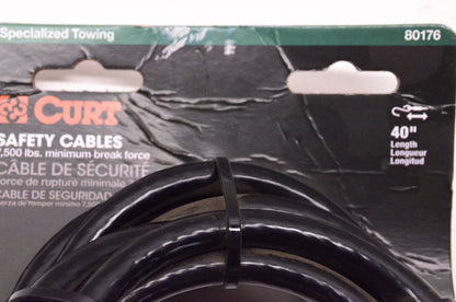 Curt 80176 Safety Cables NOS