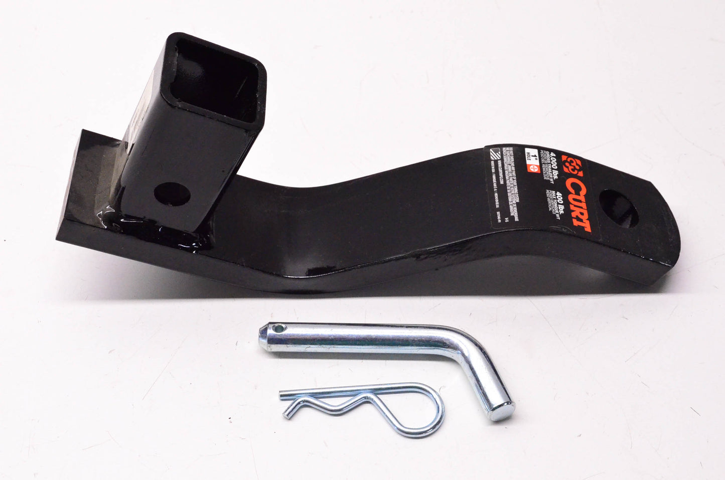 Curt 45003 Class 3 Vertical Receiver Ball Mount W/ Hitch Pin NOS