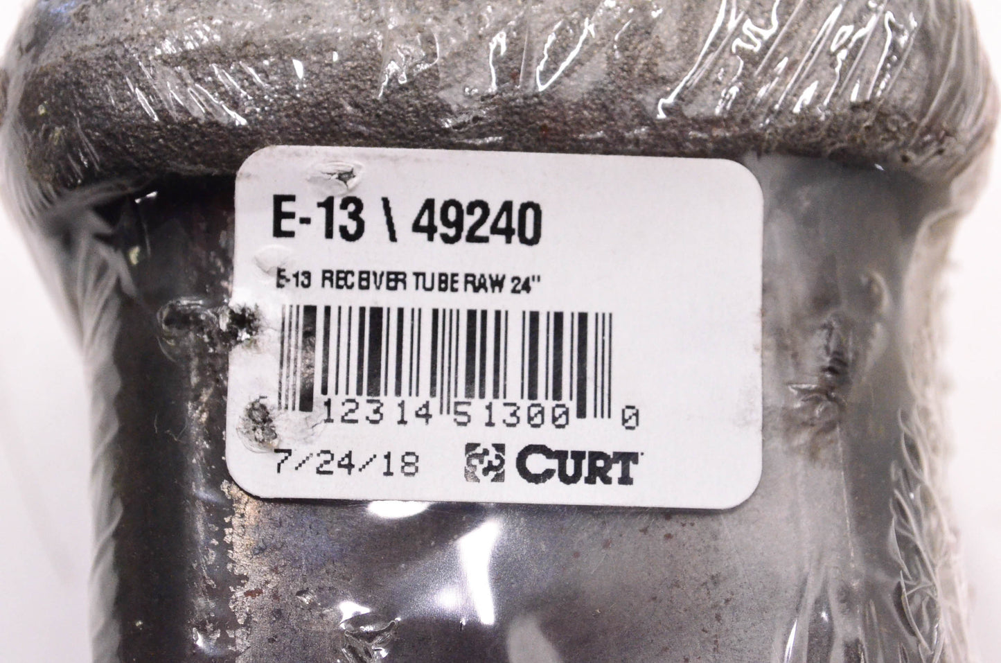Curt 49240 Raw Steel Receiver Tubing NOS