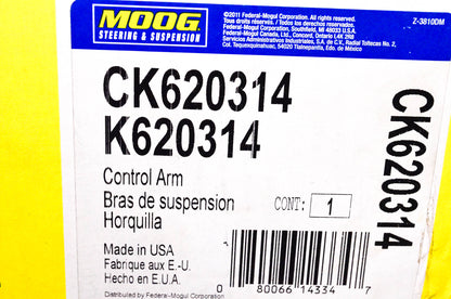 Moog CK620314, K620314 Front Driver Lower Left Control Arm NOS