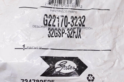 Gates G22170-3232, 32GSP-32FJX GlobalSpiral 2" Hydraulic Coupling NOS