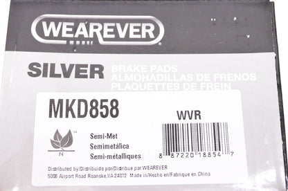 Wearever MKD858 Wearever Silver Brake Pad Kit NOS