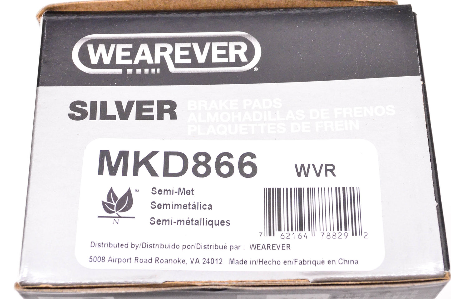 Wearever MKD866 Wearever Silver Brake Pad Kit NOS