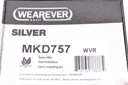 Wearever MKD757 Wearever Silver Brake Pads NOS