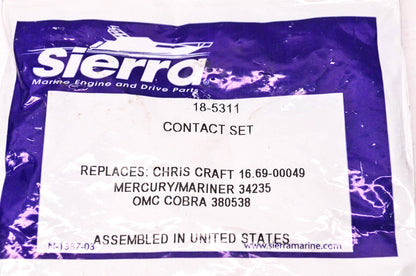 Sierra 18-5311 Contact Kit NOS