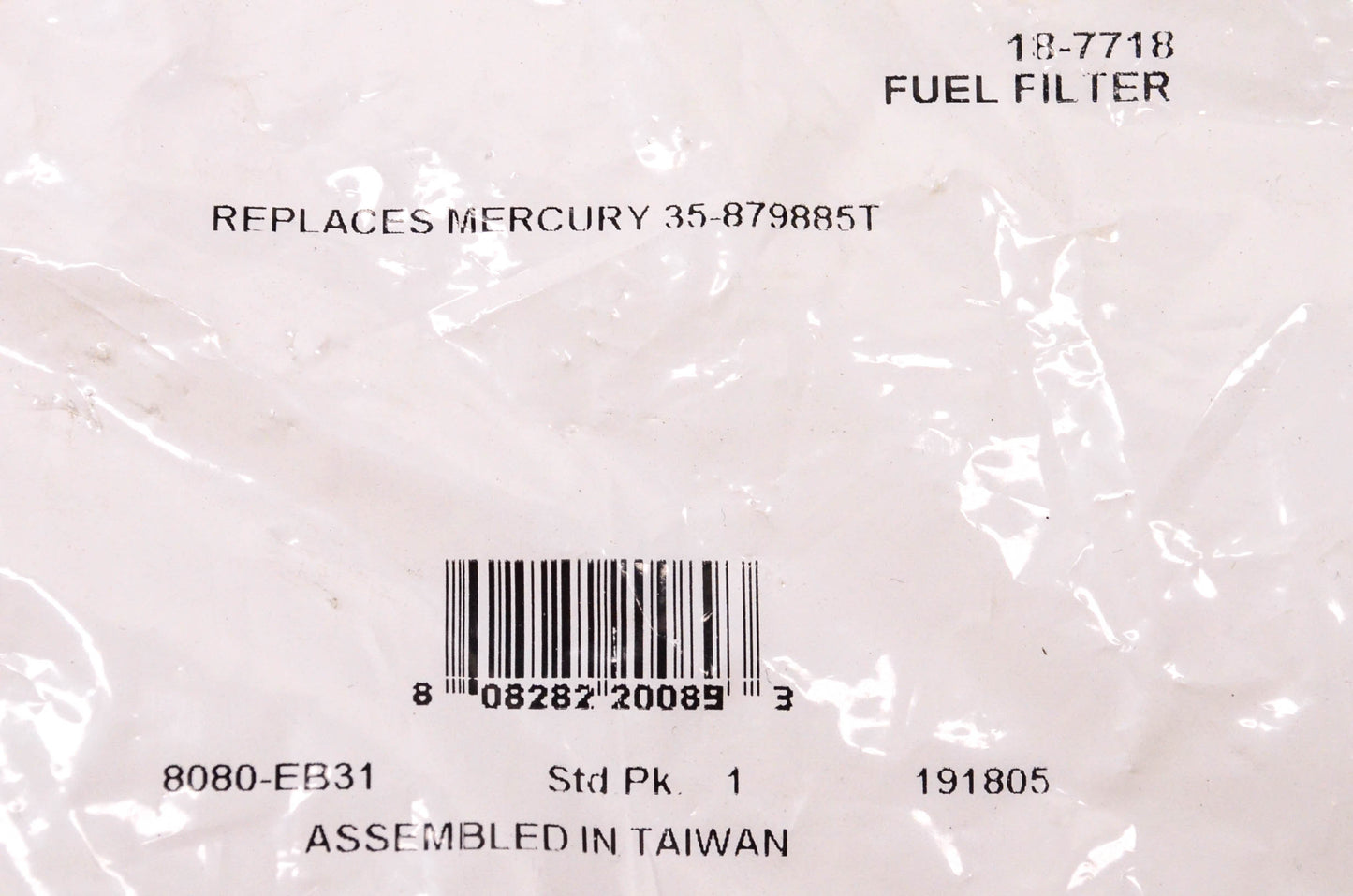 Sierra 18-7718, 35-879885T Fuel Filter NOS