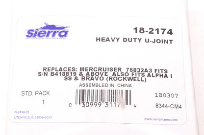 Sierra 18-2174 Heavy Duty U-Joint NOS