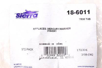 Sierra 18-6011 Trim Tab NOS