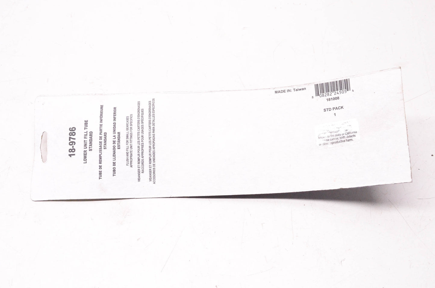 Sierra 18-9786 Lower Unit Fill Tube NOS