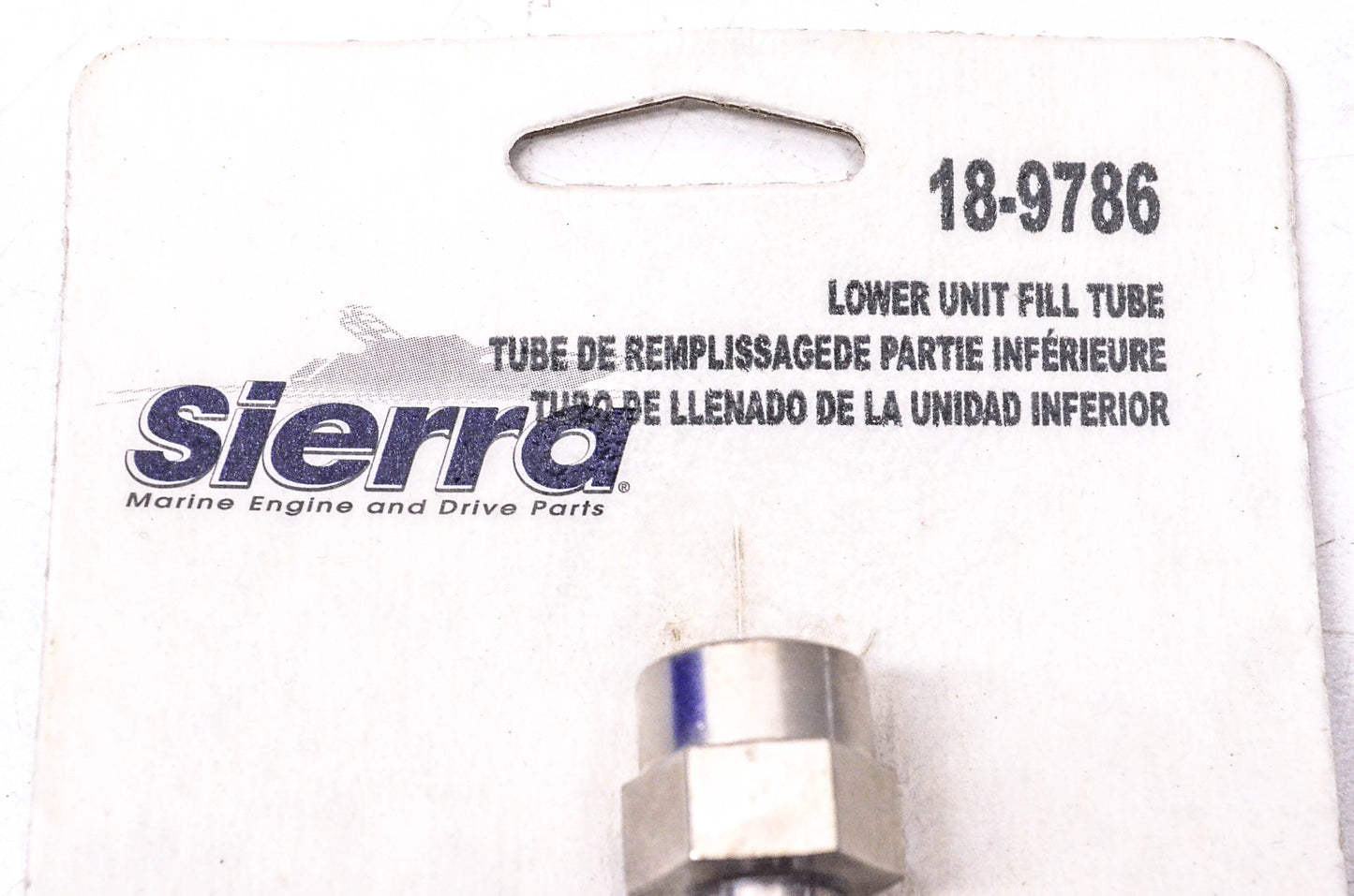 Sierra 18-9786 Lower Unit Fill Tube NOS