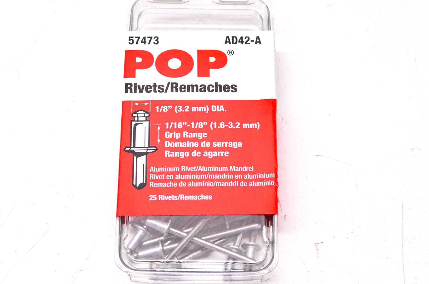 Stanley 57473, AD42-A 25 Count Rivet Kit NOS
